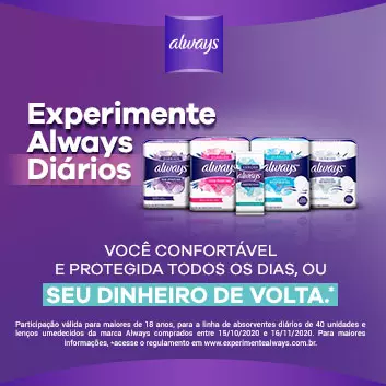 Campanha always 21 dias 
