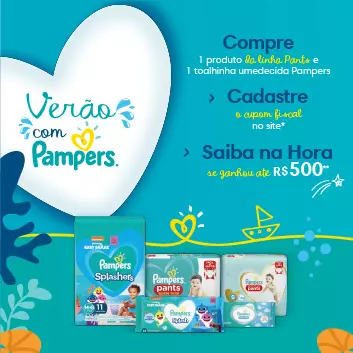 PROMOÇÃO VERÃO COM PAMPERS